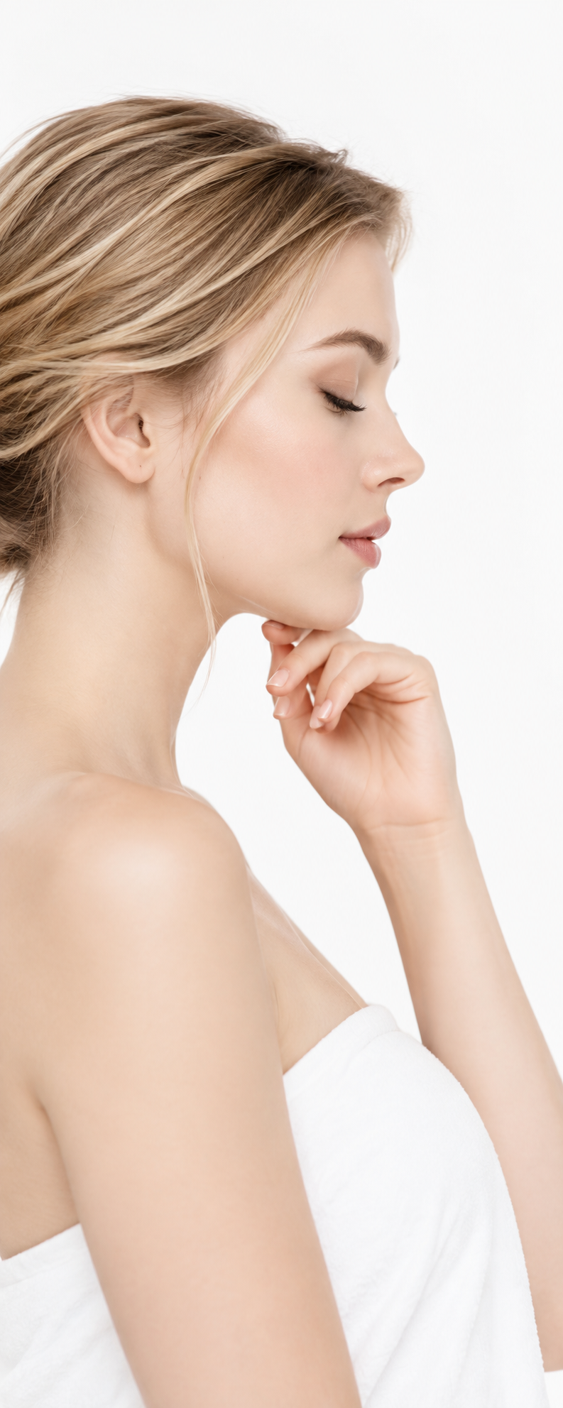 face side after laser treatment